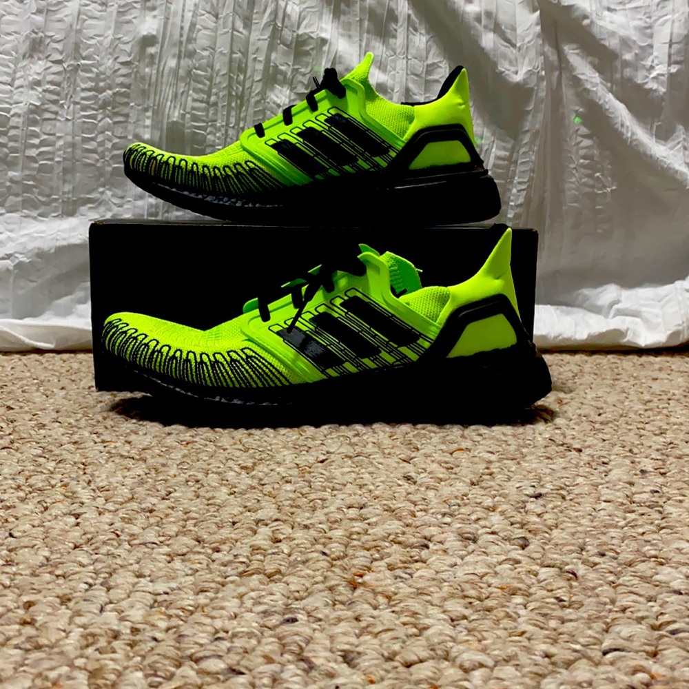 Neon Yellow ultraboosts 20s